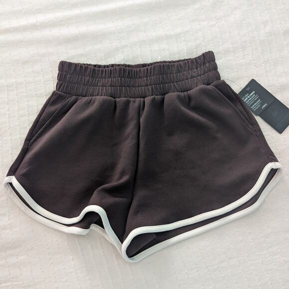 NWT 90 Degrees Scuba Short 2 Pack Brown/Gray size Small - Picture 3 of 4